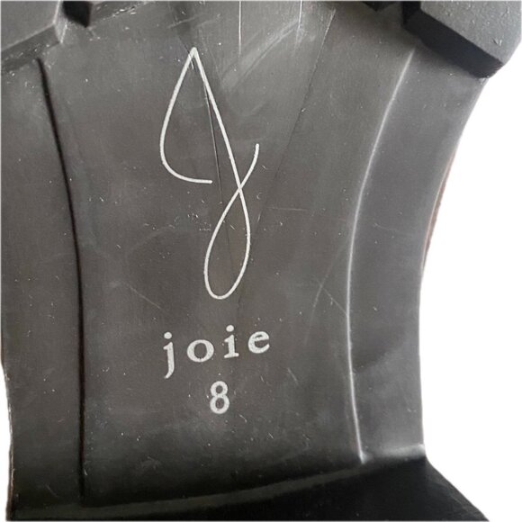 Joie Women's Chelsea Ankle Boots Brown Suede Lug Sole Pull-On Size 8 Booties NEW - Picture 11 of 14